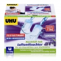 Uhu Luftentfeuchter Nachfüll-Tab Lavendel 2x450g Feuchtigkeits-Magnet (1er Pack)
