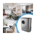 Tragbarer Luftentfeuchter mit Ablaufschlauch für Küchenbüro RV Garage Silber Farbe Silber