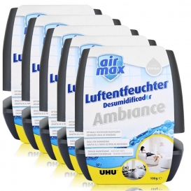 More about 5x Uhu Air Max Ambiance 100g, anthrazit Luftentfeuchter