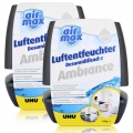 2x Uhu Air Max Ambiance 100g, anthrazit Luftentfeuchter