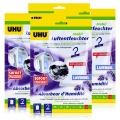 UHU Air max Luftentfeuchter mobil mit Auslauf schutz Duft Lavendel ( 4er Pack )
