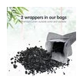 2 Pack 75g Bamboo Charcoal Bag for Home Activated Charcoal Fresher Odor Absorber Remove TVOC Mold Moisture Purify Air for House 