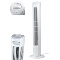 Ventilator Säulenventilator Leiser Tischventilator Turmventilator Klimaanlage 3 Stufen höhenverstellbar weiß Kühler Raum-Lüfter 