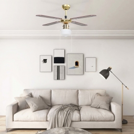 More about Home & Garden Deckenventilator mit Lampe 106 cm Braun