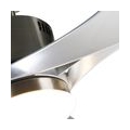 QAZQA Deckenventilator mit beleuchtung Stahl I Silber I nickel matt inkl. LED und Fernbedienung - Kolm I Schlafzimmer