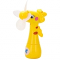 Faecher Karikatur Giraffen Tragbare Handheld Schreibtisch Befeuchtung Kinder Spielzeug Handheld Wasser Nebel Fan Fuer Kind