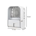Mini Klimaanlage Mobil Luftkühler/Luftbefeuchter/USB Ventilator mit Wassertank und Einstellbaren Geschwindigkeiten Air Cooler, A