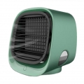 Grün Luftkühler Lüfter USB Luftbefeuchter Ventilator Tischventilator LED-Licht