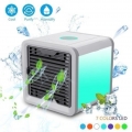 3in1 Mini Air Cooler | 3 Geschwindigkeitsstufen | Stimmungsbeleuchtung | 375 ml Wassertank | Tischventilator | Ventilator | USB 