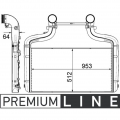 MAHLE Ladeluftkühler für DAF XF / CF EURO 6 **PREMIUM LINE**