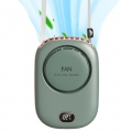 USB Mini Ventilator,Mini USB Ventilator Leise,2000mAh Aufladbarem Batterie,für Büro Reisen und Camping usw(Grün)