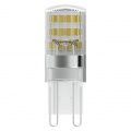 OSRAM LED BASE PIN 20 (300°) BOX K Warmweiß SMD Klar G9 Stiftsockellampe 3er Pack