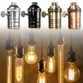 Vintage E27 Edison Lampenfassung Fassung mit Schalter für Pendelleuchte,Bronze