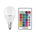 OSRAM LED STAR CLASSIC P 40 BOX K REMOTE Warmweiß, RGB SMD Matt E14 Tropfen