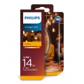 4 x Philips Vintage LED Kerze Flame 2,3W＝14W 125lm A+ E14 2000K 15000hrs.