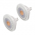 2X GU10 AR111 LED Strahler Lampen COB 12W LED Leuchtmittel Ersatz für 95W Halogenlampen 1200lm Warmweiß 3000K AC 85-265V