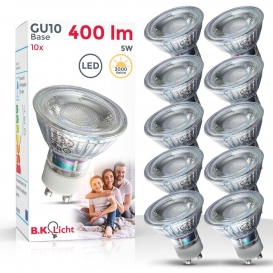 More about LED Lampe GU10 LED Birne 5 Watt Glühbirne 400 Lumen Leuchtmittel Warmweiss 3000K 5er/10er SET B.K.Licht