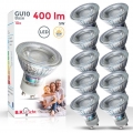 LED Lampe GU10 LED Birne 5 Watt Glühbirne 400 Lumen Leuchtmittel Warmweiss 3000K 5er/10er SET B.K.Licht