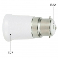 1 STÜCK BC B22 auf ES E27 Adapter Bajonettkappen Edison Schraube Glühbirnenkonverter Halter Leuchtmittel-Fassung