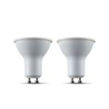 2er Set LED GU10 Wi-Fi Lampe 5,5 Watt 350 Lumen 2.700K Warmweiß Dimmbar App- Sprachsteuerung Alexa Google Home iOS & Android WLA