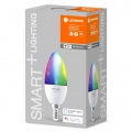 LEDVANCE SMART+ LED CLASSIC B 40 BOX K DIM RGBW WiFi Matt E14 Kerze