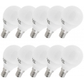10x LED Glühlampe E14 Glühbirne Energiespar Lampe Birne 6W Tropfenlampe | warmweiß | 450 lm | 10 St. A191 Leuchtmittel