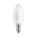 Philips LED Lampe ersetzt 60W, E14 Kerzenform B35, weiß, neutralweiß, 806 Lumen, nicht dimmbar, 1er Pack