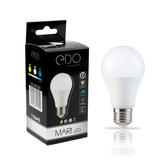 Glühbirne MARI EDO LED, Sockel E27, Leistung 13W, Lichtfarbe kaltweiß 6500K, Lichtstrom 1150lm
