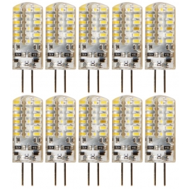 More about 10er-Sparpack LED-Stiftsockellampe McShine "Silicia", G4, 12V, 2W, 160lm, warmweiß
