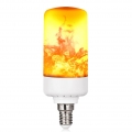 E12 9W LED Flamme Glühbirne 3 Beleuchtungsmodi 99Leds Dekorative Atmosphäre Flammen Lampe
