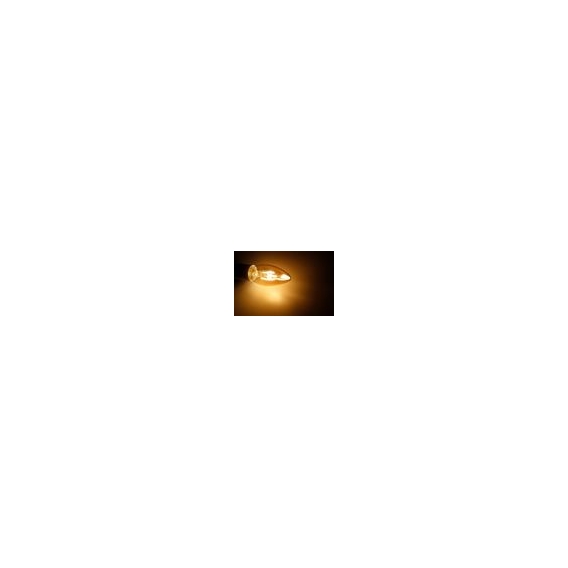 LED Filament Kerzenlampe McShine "Retro", E14, 2W, 150 lm, warmweiß, goldenes Glas