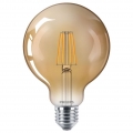 Philips LED Lampe ersetzt 35W, E27 Globe G93, klar -Vintage, goldweiß, 400 Lumen, nicht dimmbar, 1er Pack