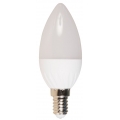 LED Kerzenlampe McShine, E14, 8W, 600lm, 160°, 3000K, warmweiß, Ø37x105mm