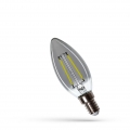 Spectrum LED Filament Leuchmittel Kerzenform 2,5W ＝ 16W E14 klar Rauchglas 150lm Neutralweiß 4000K 270°