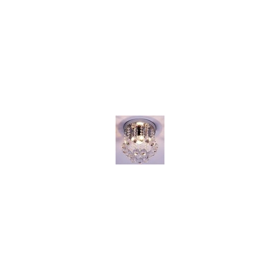 Glime 15cm Kristall Kronleuchter  Deckenleuchte Kristalllampe Hängeleuchte Moderne für Flur, Esszimmer, Schlafzimmer, Wohnzimmer