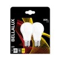 BELLALUX LED CLASSIC A 60 BOX K Warmweiß SMD Matt E27 Glühlampe Doppelpack