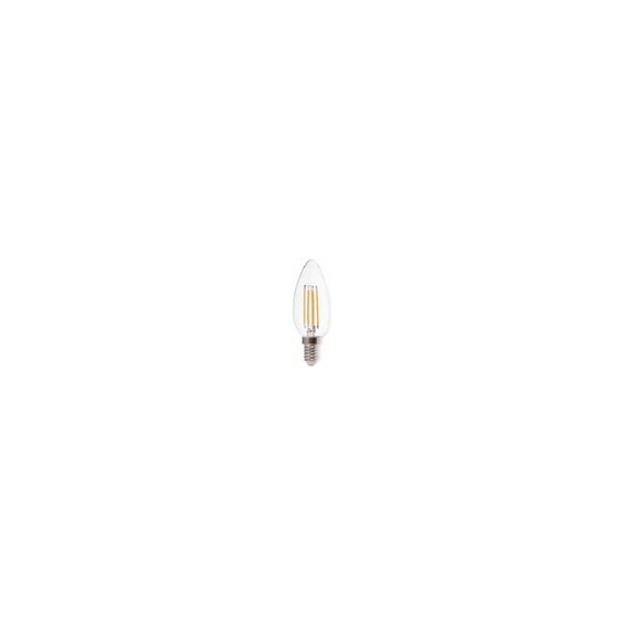 V-TAC LED Kerze E14, 4 W, Filament, 3000K, 400 lm, 300D, Glas 4301 [Energieklasse A+]