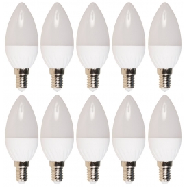 More about 10er-Pack LED-Kerzenlampe McShine "Brill95", E14, 5W, 400 lm, warmweiß, Ra＞95 - farbecht
