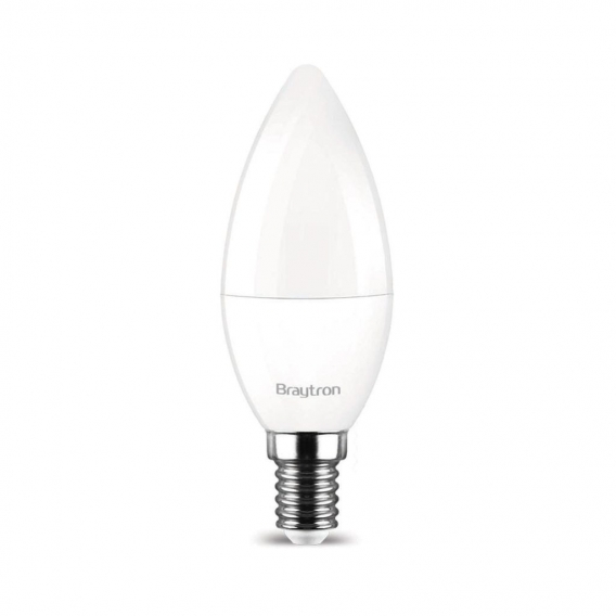 10x Sparset E14 5 Watt matt LED Leuchtmittel Lampe Kerze Form C35 400 Lumen 220° Warmweiß