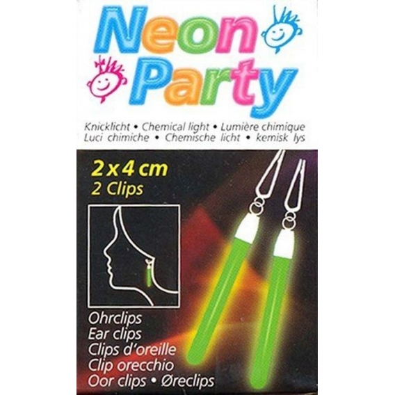 Maro Toys 66005 Party Lampe Ohrringe (Neon)
