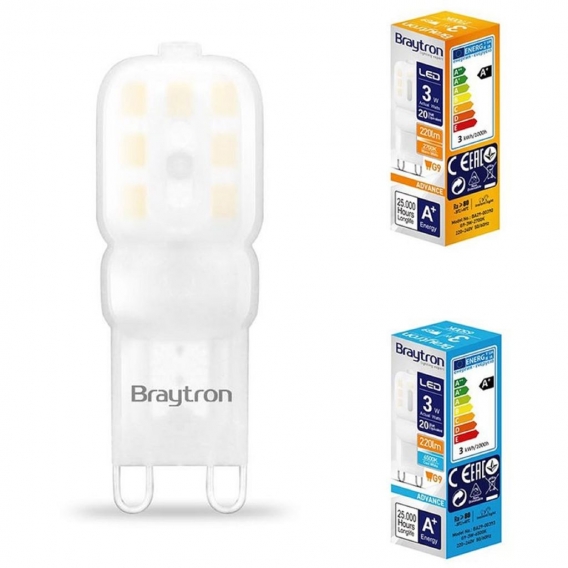 1x G9 Birne | LED | Leuchte | Lampe | Stiftsockel | Stecklampe |  3 Watt | 230V | 220 Lumen | kaltweiß