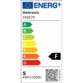 HEITEC LED Leuchtmittel G45 E27 4,5 Watt warmweiß Tropfenform
