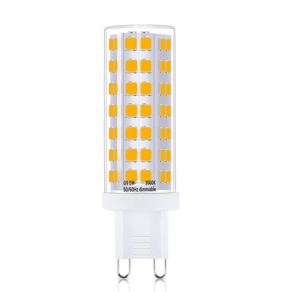 LED Leuchtmittel Stiftsockel + Dimmbar | A+ | 5W | G9 | 3000K | 220V | Warmweiß | Stiftsockellampe Lampe Leuchte