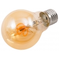 LED Filament Glühlampe McShine "Retro", E27, 2W, 160lm, warmweiß, goldenes Glas