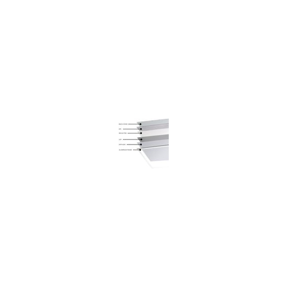 2er-Set EMPIRE Led Panel 30x120cm (Hänge) DALI | A++ | 40W | 3000K | Warmweiß (Inklusive Trafo Dimmbar) | Pendel Leuchte Lampe