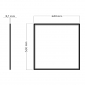 2er-Set EMPIRE Led Panel 62x62cm (Aufbau) DALI | A++ | 40W | 4000K | Neutralweiß (Inklusive Trafo Dimmbar) | Aufputz Leuchte Lam
