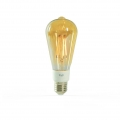 Yeelight Smart LED Filament Lampe (Kolbenform) YLDP23YL ST64 E27 Leuchtmittel, Farbe: Transparent, 6W 500lm