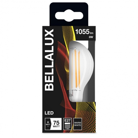 BELLALUX LED CLASSIC A 75 FS Warmweiß Filament Klar E27 Glühlampe