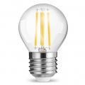 5x E27 Filament | LED Leuchtmittel | 4 Watt | Lampe Leuchte Beleuchtung Birne Glühlampe | Kugel G45 | 400 Lumen warmweiß (3000 K