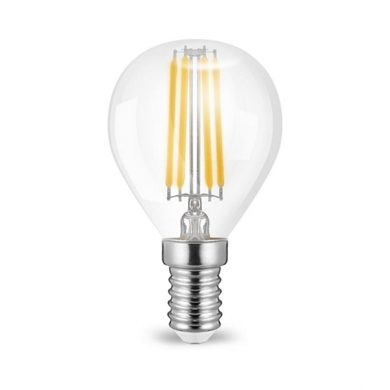 10x E14 Sockel | LED Leuchtmittel |  Filament | Kugel |  P45 |  4 Watt | 400 Lumen | Lampe | Leuchte |  Birne | Licht | warmweiß